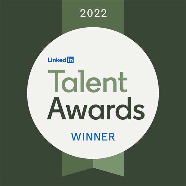 LinkedIn Talent Award Winner logo